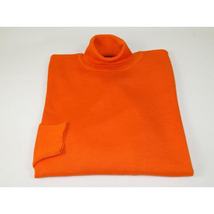 Men PRINCELY Turtle neck Sweater From Turkey Merino Wool 1011-80 Orange image 3