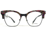 Etro Eyeglasses Frames ET2113 014 Black Pink Cat Eye Oversized 52-18-140 - $74.75