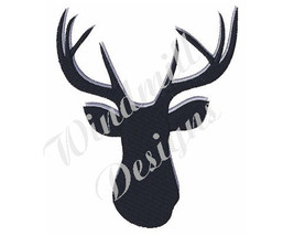 Deer Silhouette - machine embroidery design - £2.78 GBP