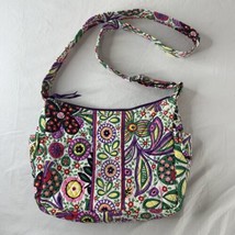 VERA BRADLEY Shoulder Bag Viva La Vera Quilted Purse zip side pockets cl... - £22.64 GBP