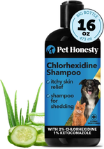 Chlorhexidine Cat &amp; Dog Anti-Itch Shampoo, for Allergies, Itching, Dog Skin and  - £25.18 GBP