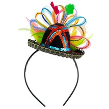 Skeleteen Womens Fiesta Sombrero Headband - Mexican Fancy Fascinator Girls Hair - £18.75 GBP