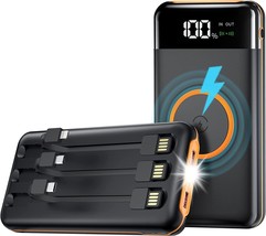 Portable Power Bank Charger 40000mAh Power Bank Flashlight 5V3.1A and Built in O - £67.22 GBP