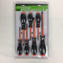 Pittsburgh 7 Pc. Electrician’s Screwdriver Set Magnetic Tips Item #69075 New - $24.75