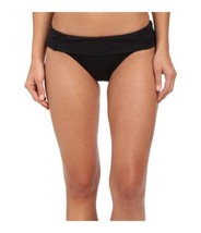 Lauren Ralph Lauren Womens Audrey Dot Shirred Banded Hipster Bottom Blk 6 - £30.45 GBP