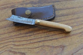 damascus custom made beautiful folding knife From The Eagle Collection M8252 - £23.32 GBP