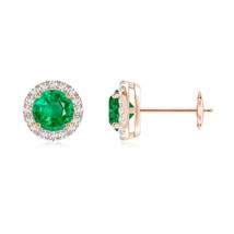 Authenticity Guarantee

ANGARA 1.16 Ct Prong-Set Emerald and Diamond Halo Stu... - £1,942.35 GBP