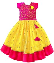 lehenga choli set for kids girls dress Soft net Fabric readymade stiched - £33.95 GBP