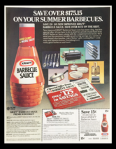 1984 Kraft Summer Barbecue Sauce Circular Coupon Advertisement - £14.86 GBP