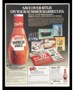 1984 Kraft Summer Barbecue Sauce Circular Coupon Advertisement - £14.90 GBP