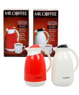 Mr Coffee Thermal Carafe, 32 Oz. You Choose ~ Red &amp; White ~ Brand New in... - $30.78 CAD+