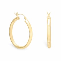 30mm Large Hoop Round Dangle Earrings Clip-on Women&#39;s Precious Metallic Jewelry - £79.88 GBP
