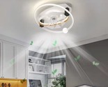 Ceiling Lighting Fixtures For Bedrooms, 20&#39;&#39; Ceiling Fan With Lights,, W... - £98.28 GBP