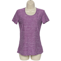 32 Degrees Womens Cool Active T Shirt Small Purple Space Dye Short Sleeve - $20.79