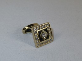 Men J.Valintin Cufflinks by Vitorofolo for French Cuff Shirt V39-65 Gold Diamond image 2