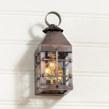 Barn Outdoor small Wall Light in Solid Antique Copper - £173.77 GBP