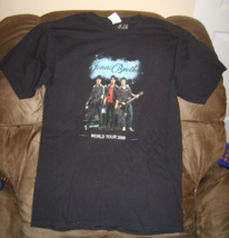 VINTAGE Jonas Brothers 2009 World Tour Shirt  Mens Black SMALL - £6.21 GBP