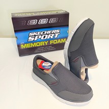 Skechers Men’s Sport Equalizer Persistent Slip-On Sneaker Memory Foam Size 11 EW - £32.06 GBP