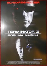 2003 Terminator 3 Rise of the Machines Original Poster Jonathan Mostow Serbian - £17.99 GBP