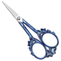 Embroidery Sewing Scissors, Small Sharp Vintage Shears For Craft Artwork Cross S - £14.64 GBP