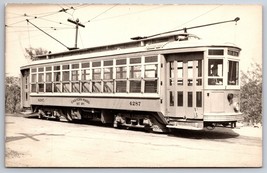 RPPC EMSR Streetcar 4287 Eastern Mass St Railway Phil H Bonnet Postcard F17 - £36.81 GBP