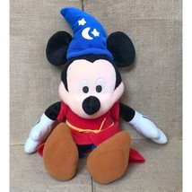 Disney 14 Inch Plush Sorcerers Apprentice Mickey Mouse Stuffed Animal Toy - $11.88