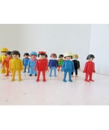 LOT OF 12 VINTAGE PLAYMOBIL GEOBRA 3&quot; FIGURES ASSORTED POSEABLE MOST 197... - $7.17