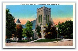 Church of The Holy Redeemer Bar Harbor Maine ME UNP WB Postcard Y3 - £3.13 GBP