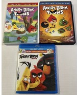 ANGRY BIRDS Movie &amp; Toons ~ Blu-Ray &amp; DVDs Children / Kid&#39;s Cartoons LOT... - £7.86 GBP
