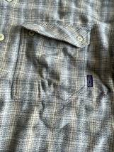 Patagonia cotton camisole front  button Long sleeve  Men&#39;s size M - L - £36.76 GBP