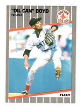 1989 Fleer #82 &quot;Oil Can&quot; Boyd Boston Red Sox - £1.33 GBP