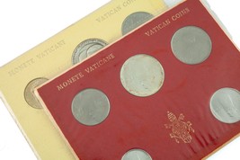 1965 &amp; 1970 Vatican City Coin Series 1-500 Lire Monete Vaticane - £54.00 GBP