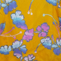 Islander Hawaiian Shirt Hibiscus Flowers Leaves Size Medium Orange Pink ... - $24.99