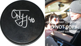 Alex Tanguay Colorado Avalanche,Flames signed,autographed Hockey Puck,COA proof - £50.61 GBP