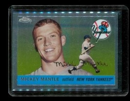 2008 Topps Chrome Baseball Trading Card MMSC49 Mickey Mantle New York Yankees - £7.90 GBP
