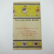 College Brand Clothes Advertising Book Graves &amp; Meade Dayton Ohio Antique 1908 - £158.02 GBP