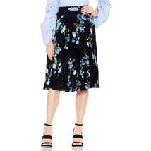 NWT Womens Plus Size 18W Vince Camuto Windswept Bouquet Pleated Midi Skirt - £23.18 GBP