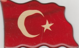 Turkey flag souvenir magnet for refrigerator, toolbox, locker, etc - $7.92