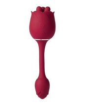 Roseann Double Ended Rose Toy Vibrator Red - £63.49 GBP