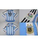 argentina jersey 2006 shirt messi world cup model chamarra playera long ... - £66.70 GBP