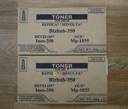 Lot of 2 Compatible with Konica Minolta BizHub 350 Black Toner Cartridges - $49.50