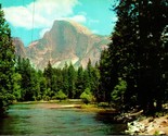 Mezza Cupola Presso Yosemite National Park Ca California 1959 Cromo Cart... - $5.08