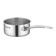 Korkmaz Gastro Proline 4.5 Liter Stainless Steel Saucepan in Silver - £53.76 GBP
