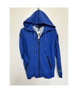 NEW Marc By Marc Jacobs Blue Full Zip Hoodie Hoody Mens Small S Sweatshi... - $61.41 CAD