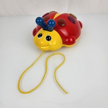 MEGCOS Educational Interactive Ladybug Pull nlong Toy Lights Music Toddler - $565.23 MXN
