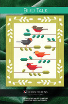 Moda BIRD TALK Quilt Pattern RPQP BT128 - 74&quot; x 90&quot; By Robin Pickens - $9.89