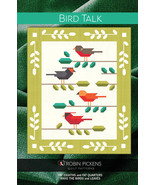 Moda BIRD TALK Quilt Pattern RPQP BT128 - 74&quot; x 90&quot; By Robin Pickens - £7.81 GBP