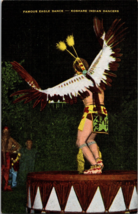 Vtg Postcard, Famouse Eagle Dance, Koshare Indian Dancers, La Junda, Colorado - £4.80 GBP