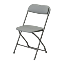 Commercial Seating Products Poly Grey Folding Chairs - $1,080.89 MXN