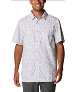 Columbia Super Bluefin Winds PFG Breathable Short Sleeve Button Down Shi... - $24.74